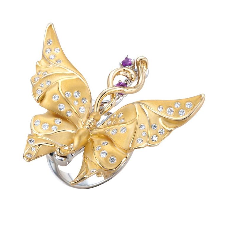 Delicate butterflies lend a whimsical air to fine jewellery this season